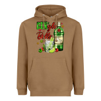 Toasted Coconut gin`gle bells with bottle and cocktail Heavyweight Hoodie - AdoDesignShop