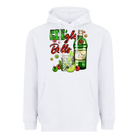 White gin`gle bells with bottle and cocktail Heavyweight Hoodie - AdoDesignShop