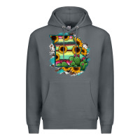 Rock Missouri Map Sunflower Cactus Serape Premium Hoodie - RanaPortraitStore