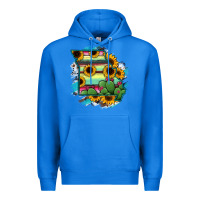 True Royal Missouri Map Sunflower Cactus Serape Premium Hoodie - RanaPortraitStore