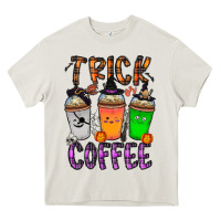 Cream trick or coffee Heavy Core Tee - CowhideDigitalArt