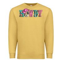 Antique Gold valentines day howdy and heart gift Premium Sweatshirt - AdoDesignShop