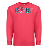 Cardinal valentines day howdy and heart gift Premium Sweatshirt - AdoDesignShop