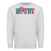 Dove Grey valentines day howdy and heart gift Premium Sweatshirt - AdoDesignShop