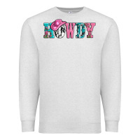Oatmeal Heather valentines day howdy and heart gift Premium Sweatshirt - AdoDesignShop