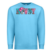 Ocean Blue valentines day howdy and heart gift Premium Sweatshirt - AdoDesignShop