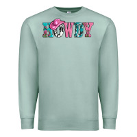 Seafoam valentines day howdy and heart gift Premium Sweatshirt - AdoDesignShop