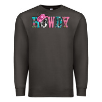 Smoke valentines day howdy and heart gift Premium Sweatshirt - AdoDesignShop