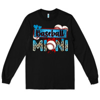 Black baseball mini with leopard Long Sleeve Tee - Zillion Design Studio