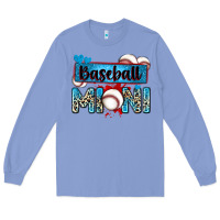 Colony Blue baseball mini with leopard Long Sleeve Tee - Zillion Design Studio
