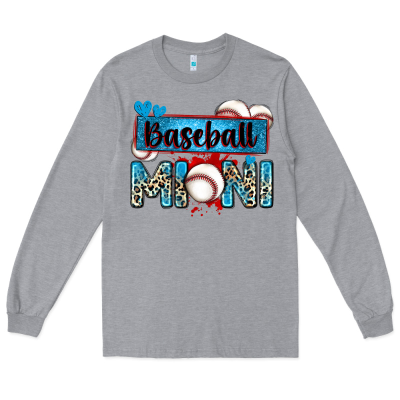 Baseball Mini With Leopard Long Sleeve Tee by Zillion Design Studio | Teevron