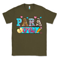 Army Green para crew Classic Tee - Zillion Design Studio
