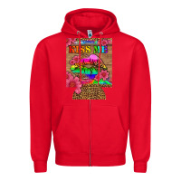 Red lgbtq kiss me  can cooler Zipper Hoodie - HRA Design Shop