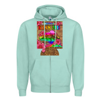 Seafoam lgbtq kiss me  can cooler Zipper Hoodie - HRA Design Shop