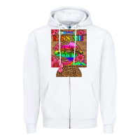 White lgbtq kiss me  can cooler Zipper Hoodie - HRA Design Shop