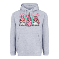 Heather Grey valentines day gnomes Heavyweight Hoodie - Jasminsmagicworld