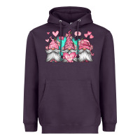 Plum valentines day gnomes Heavyweight Hoodie - Jasminsmagicworld