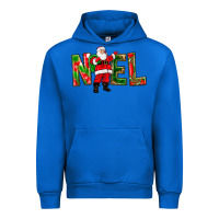 Cobalt Noel Santa Urban Hoodie - NancyCooperArtShop