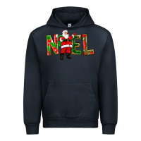 Navy Noel Santa Urban Hoodie - NancyCooperArtShop