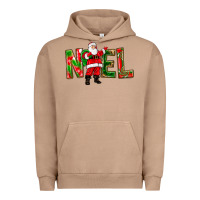 Pigment Burro Noel Santa Urban Hoodie - NancyCooperArtShop