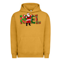 Pigment Peanut Butter Noel Santa Urban Hoodie - NancyCooperArtShop