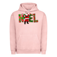 Pigment Salmon Noel Santa Urban Hoodie - NancyCooperArtShop