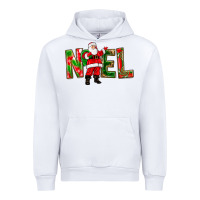 White Noel Santa Urban Hoodie - NancyCooperArtShop