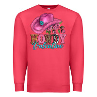 Cardinal valentines day cowgirl hat and howdy Premium Sweatshirt - AdoDesignShop
