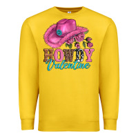 Lemon valentines day cowgirl hat and howdy Premium Sweatshirt - AdoDesignShop