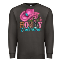 Smoke valentines day cowgirl hat and howdy Premium Sweatshirt - AdoDesignShop