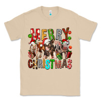 Mushroom Merry christmas pigs Classic Tee - FaDigitalArtStudio