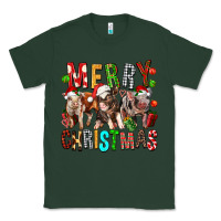Sports Green Merry christmas pigs Classic Tee - FaDigitalArtStudio