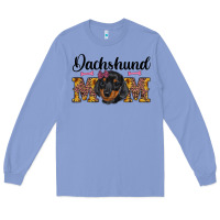 Colony Blue western dachshund mom Long Sleeve Tee - RanaPortraitStore