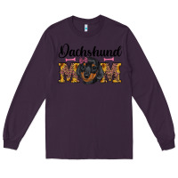 Plum western dachshund mom Long Sleeve Tee - RanaPortraitStore