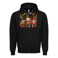 Black but first coffee Zipper Hoodie - FaDigitalArtStudio