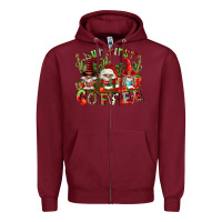Burgundy but first coffee Zipper Hoodie - FaDigitalArtStudio