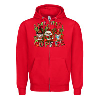 Red but first coffee Zipper Hoodie - FaDigitalArtStudio