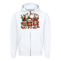 White but first coffee Zipper Hoodie - FaDigitalArtStudio