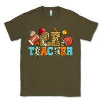 Army Green p.e. teacher Classic Tee - Zillion Design Studio
