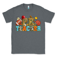 Charcoal Heather p.e. teacher Classic Tee - Zillion Design Studio