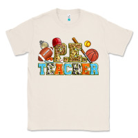 Natural p.e. teacher Classic Tee - Zillion Design Studio
