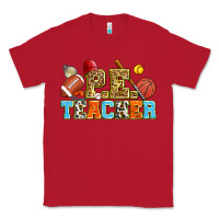 Red p.e. teacher Classic Tee - Zillion Design Studio
