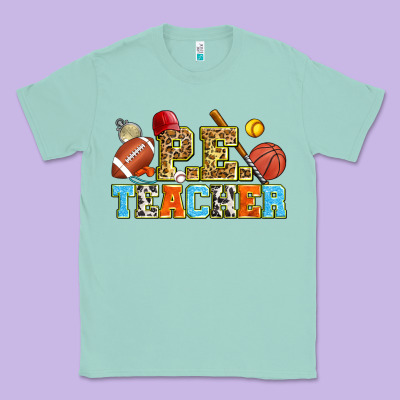 P.e. Teacher Classic Tee Designed By Zillion Design Studio