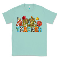 Seafoam p.e. teacher Classic Tee - Zillion Design Studio