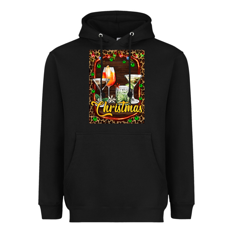 Cocktail Set For Christmas Heavyweight Hoodie by AdoDesignShop | Teevron