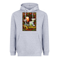 Heather Grey cocktail set for Christmas Heavyweight Hoodie - AdoDesignShop