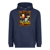 Navy cocktail set for Christmas Heavyweight Hoodie - AdoDesignShop