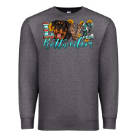 Charcoal Heather love rottweilers Premium Sweatshirt - Artiststas