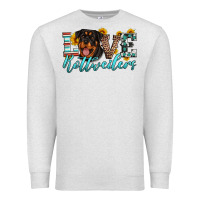 Oatmeal Heather love rottweilers Premium Sweatshirt - Artiststas