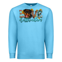 Ocean Blue love rottweilers Premium Sweatshirt - Artiststas